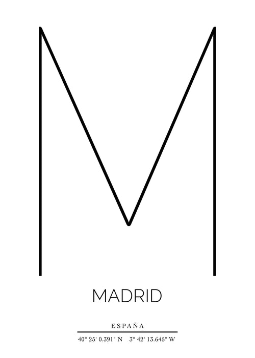 MADRID - Unframed art print