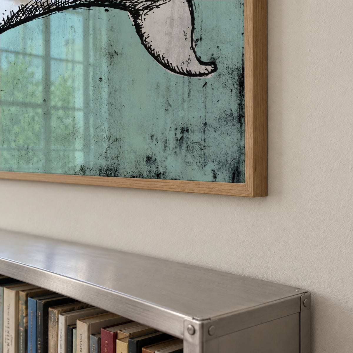 Ahoi Whale - Framed poster detail