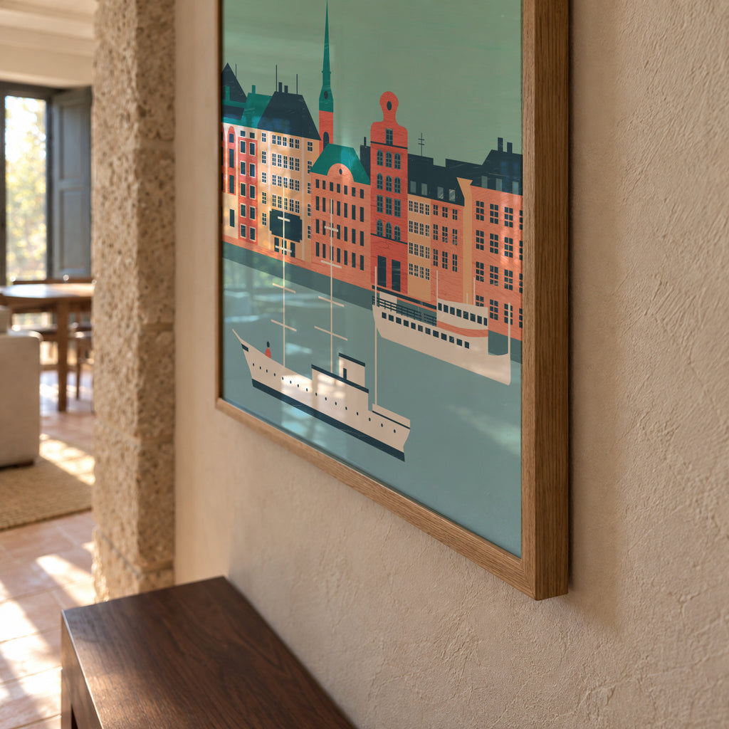 Stockholm - Framed poster detail
