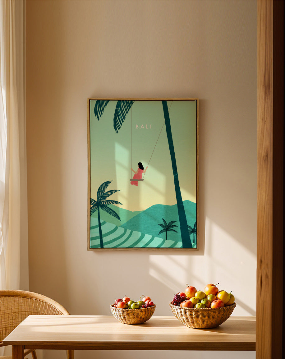 Bali - Framed canvas in an interior