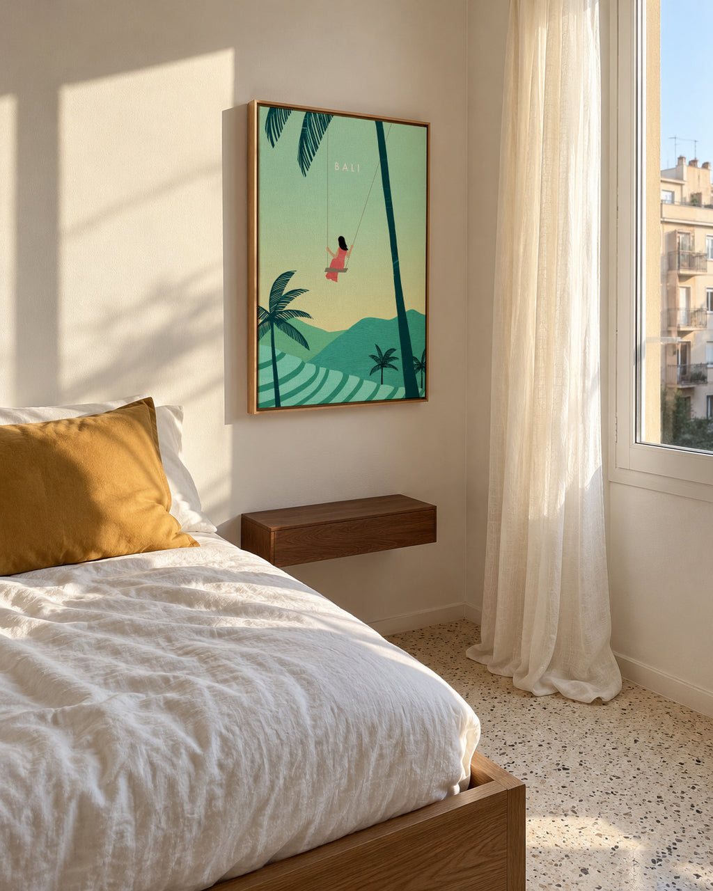 Bali - Framed canvas in an interior