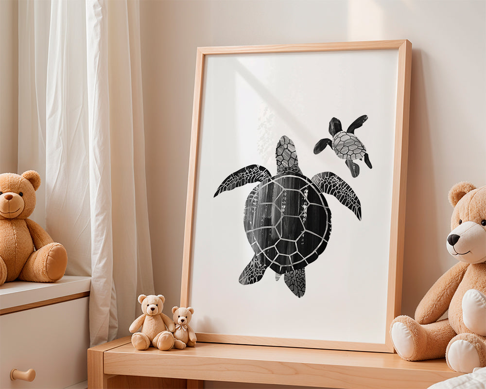 Shielded love (Black and white)