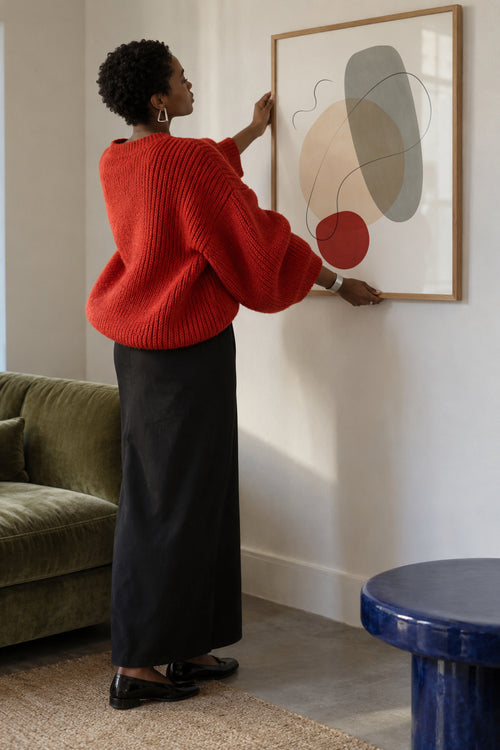 Abstract N 20 - Framed poster in an interior