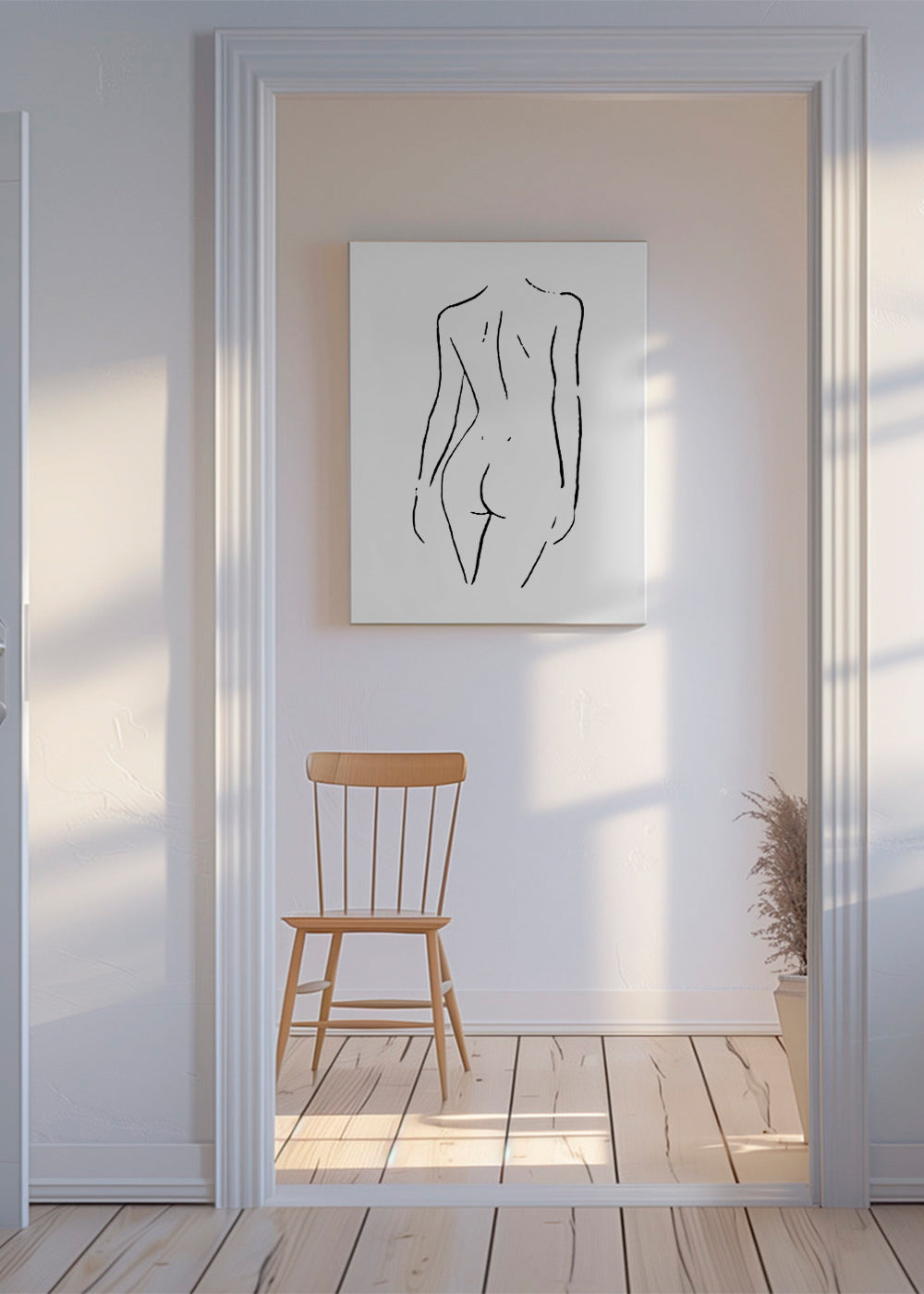 Body Sketch N 7 Black & White
