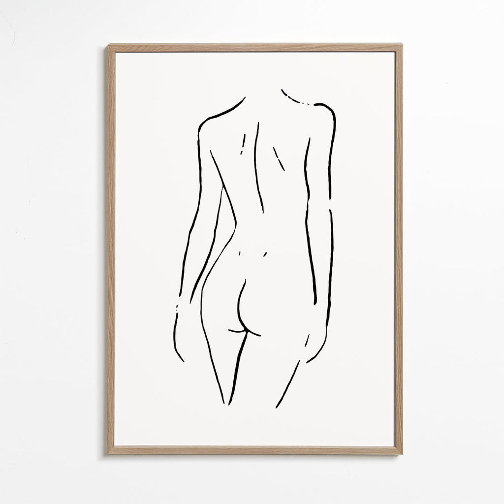 Body Sketch N 7 Black & White