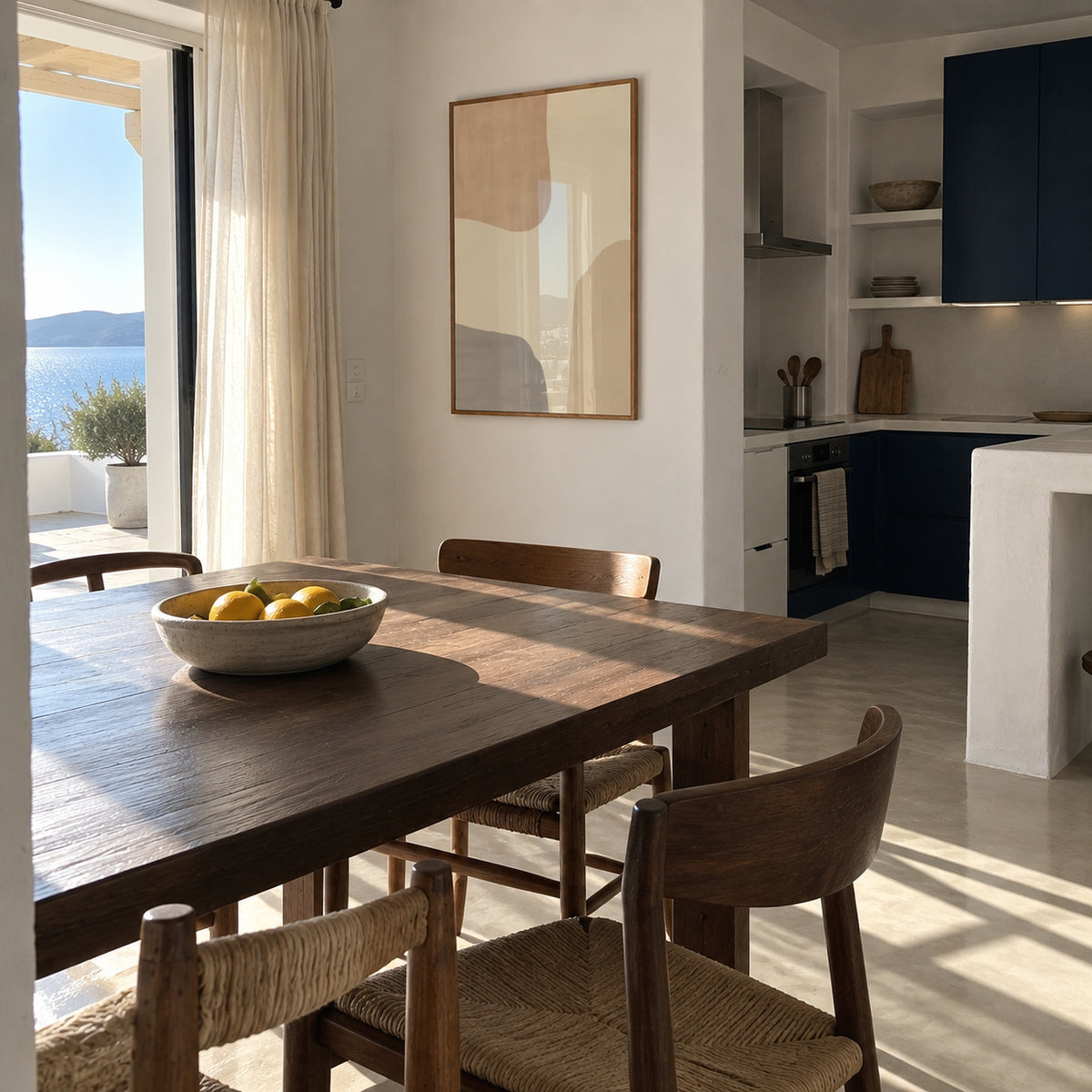 Abstract N 27 - Framed poster in an interior