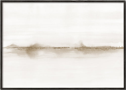 Horizont abstrait à l'aquarelle