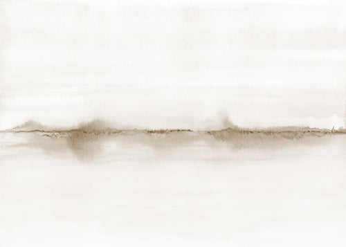 Horizont abstrait à l'aquarelle