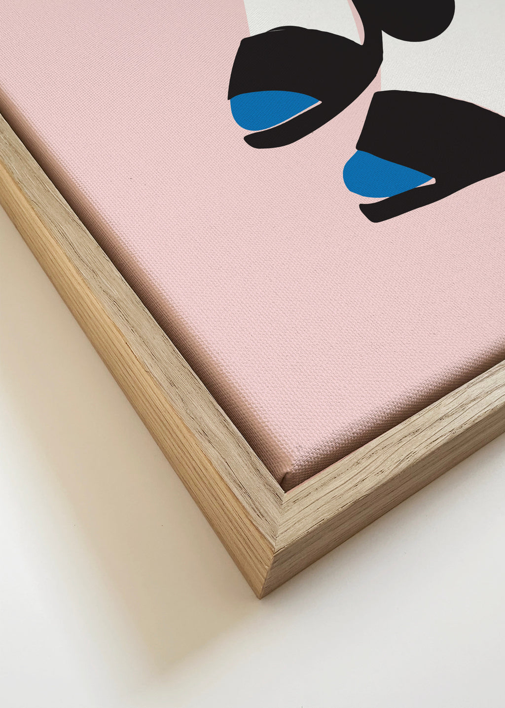 Socks and heels - Framed canvas detail