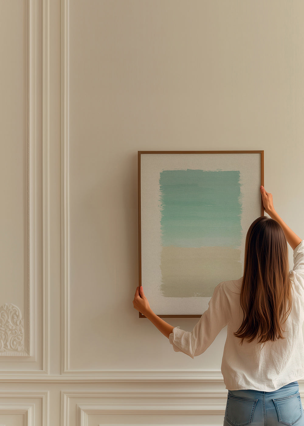Turquoise abstract