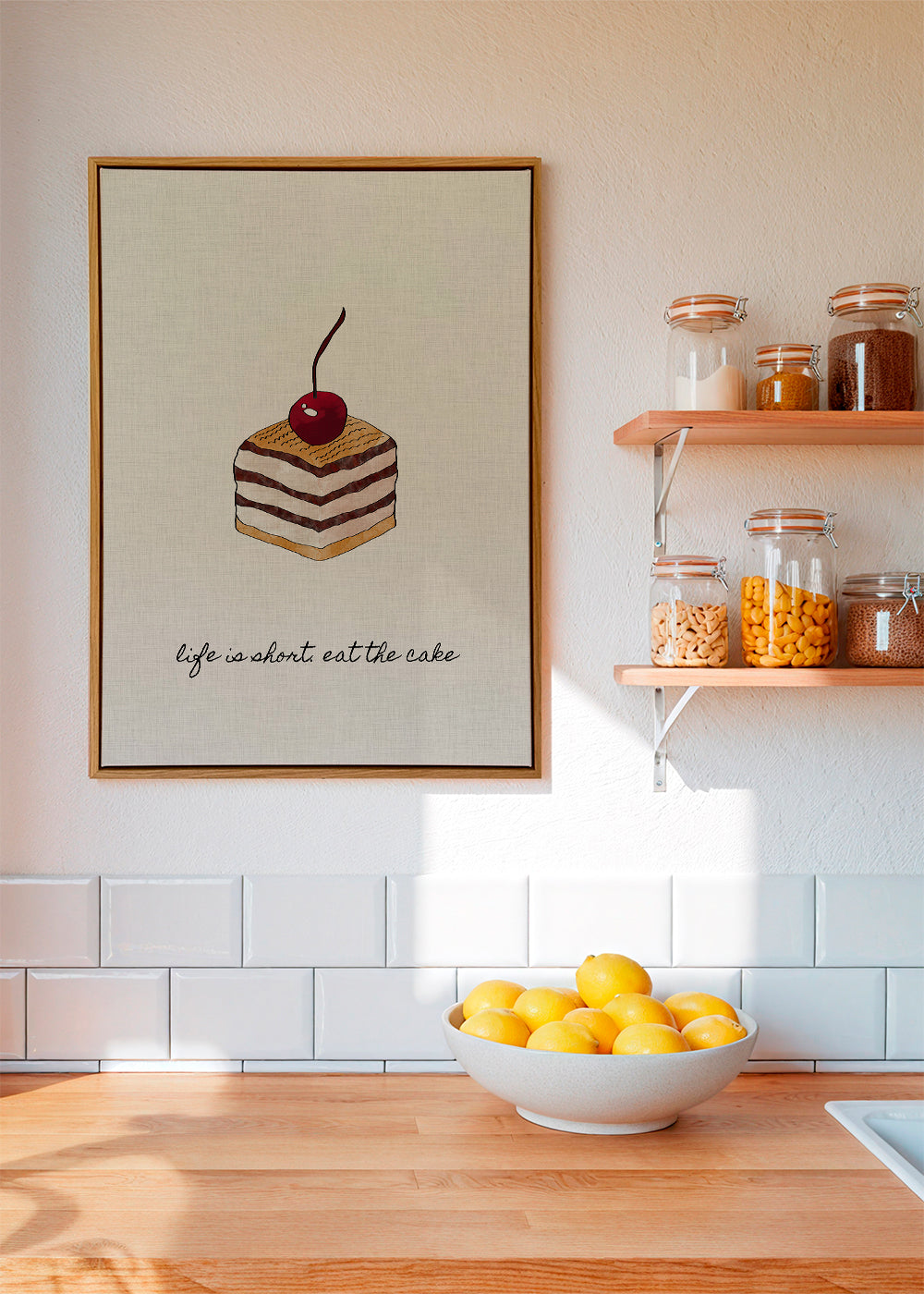 Life is short. Eat the cake