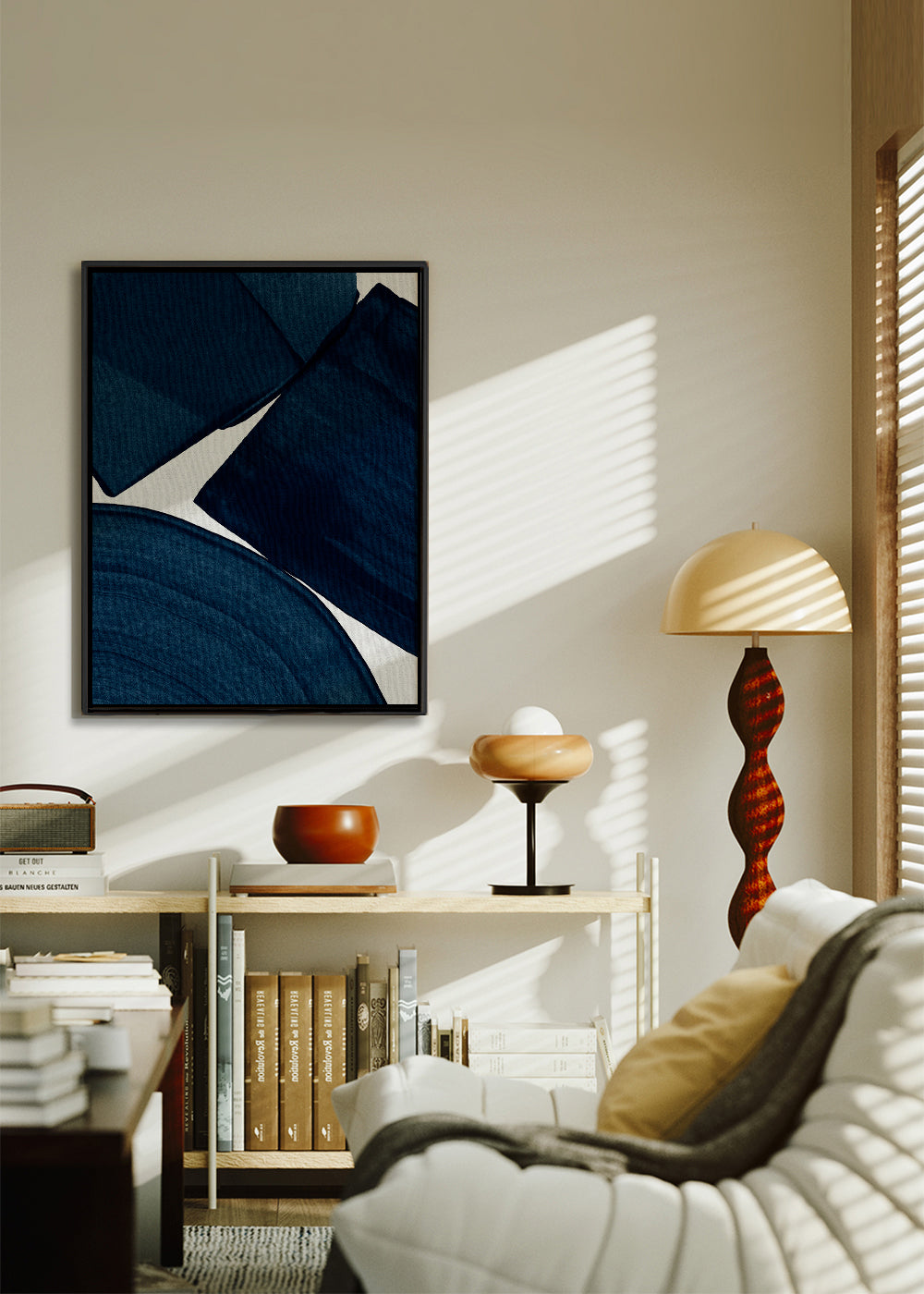 Minimalist Painting Blue II