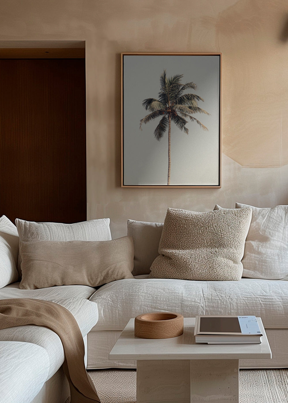 Palm tree by the beach