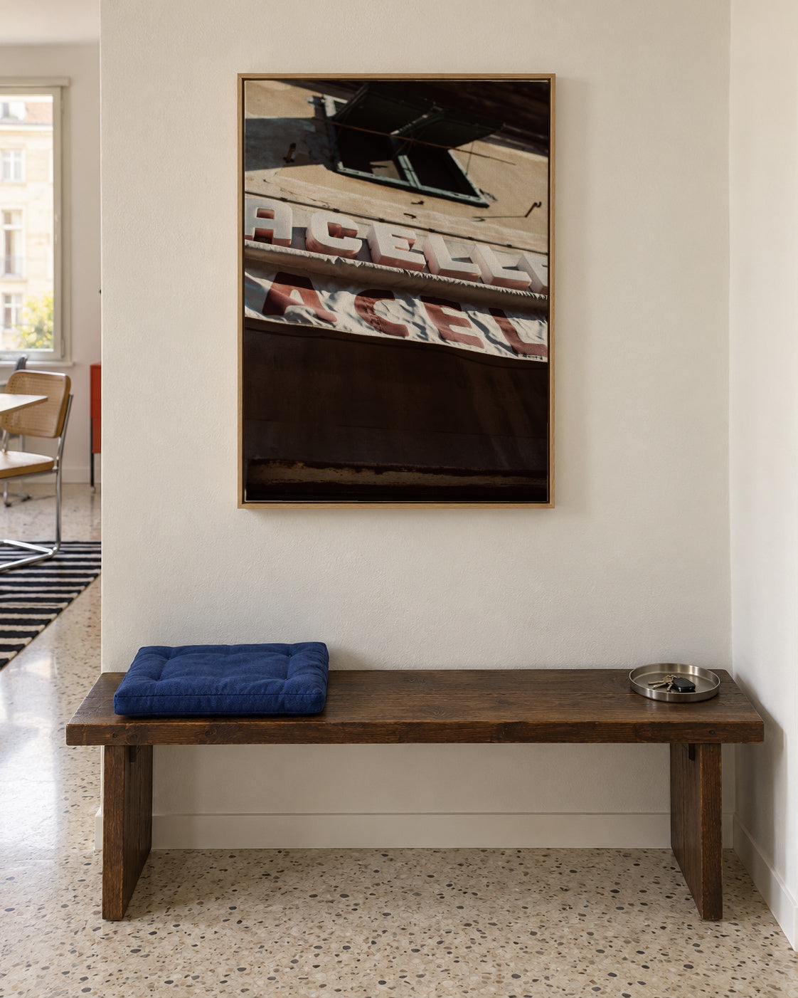 Macelleria - Framed canvas in an interior