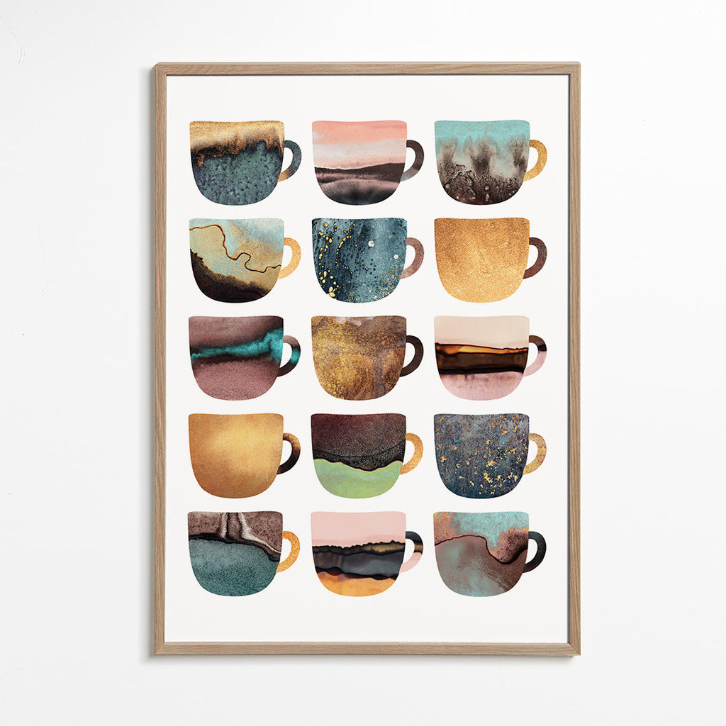 Pretty earthy coffee cups