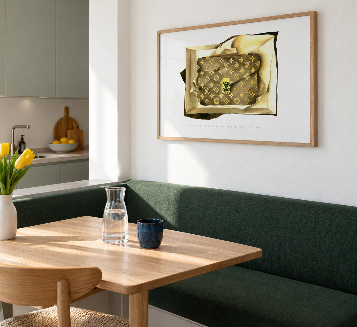 LV Pochette - Framed poster in an interior