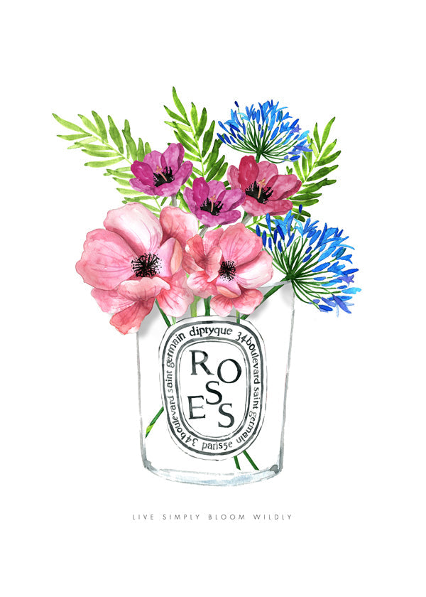 Diptyque fleurals