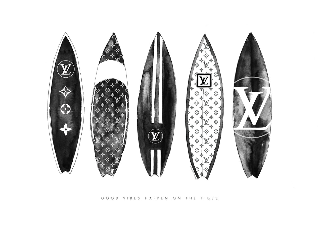 LV Surfboards - Unframed art print