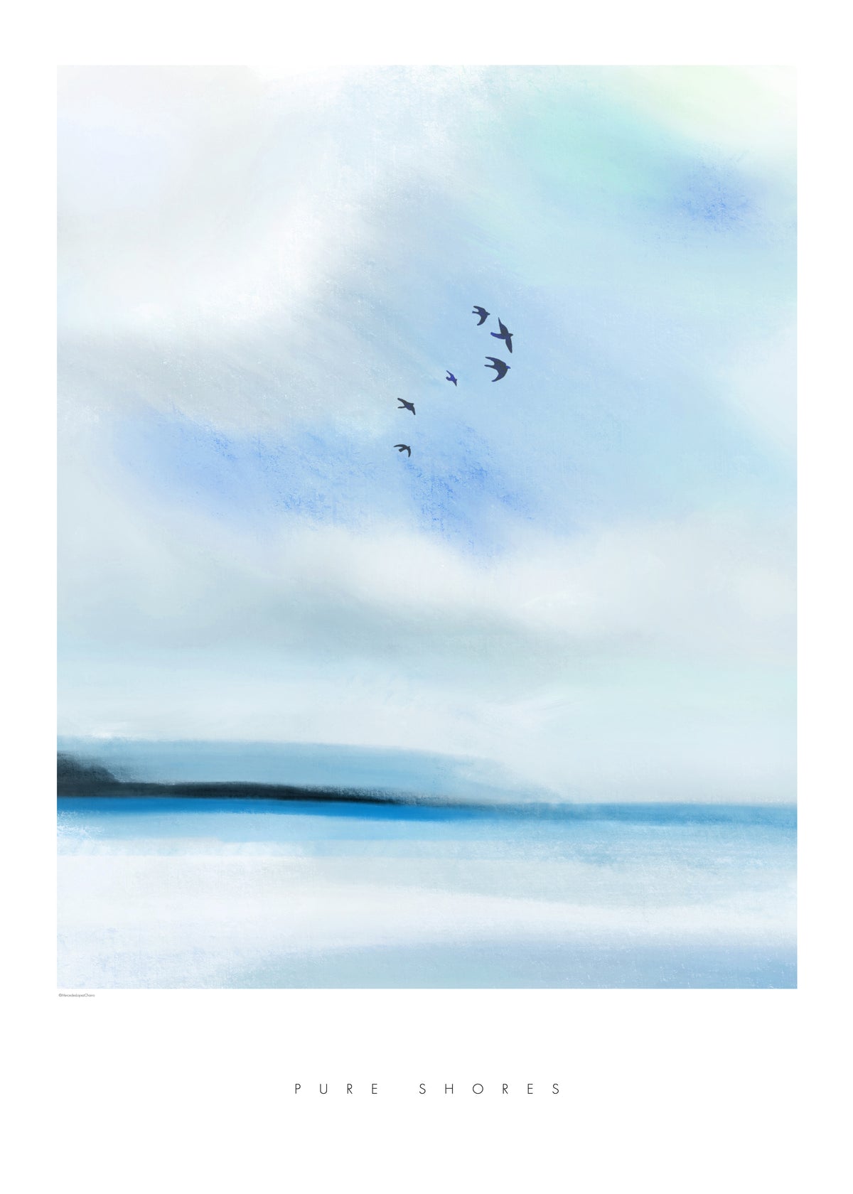 Pure shores - Unframed art print