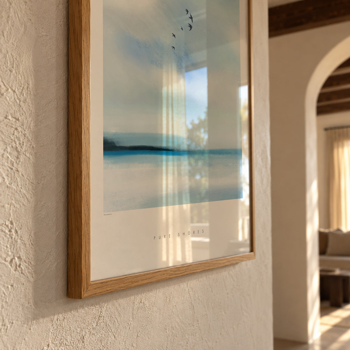 Pure shores - Framed poster detail