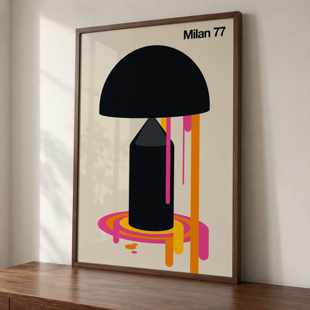 Milan 77 - Framed poster detail