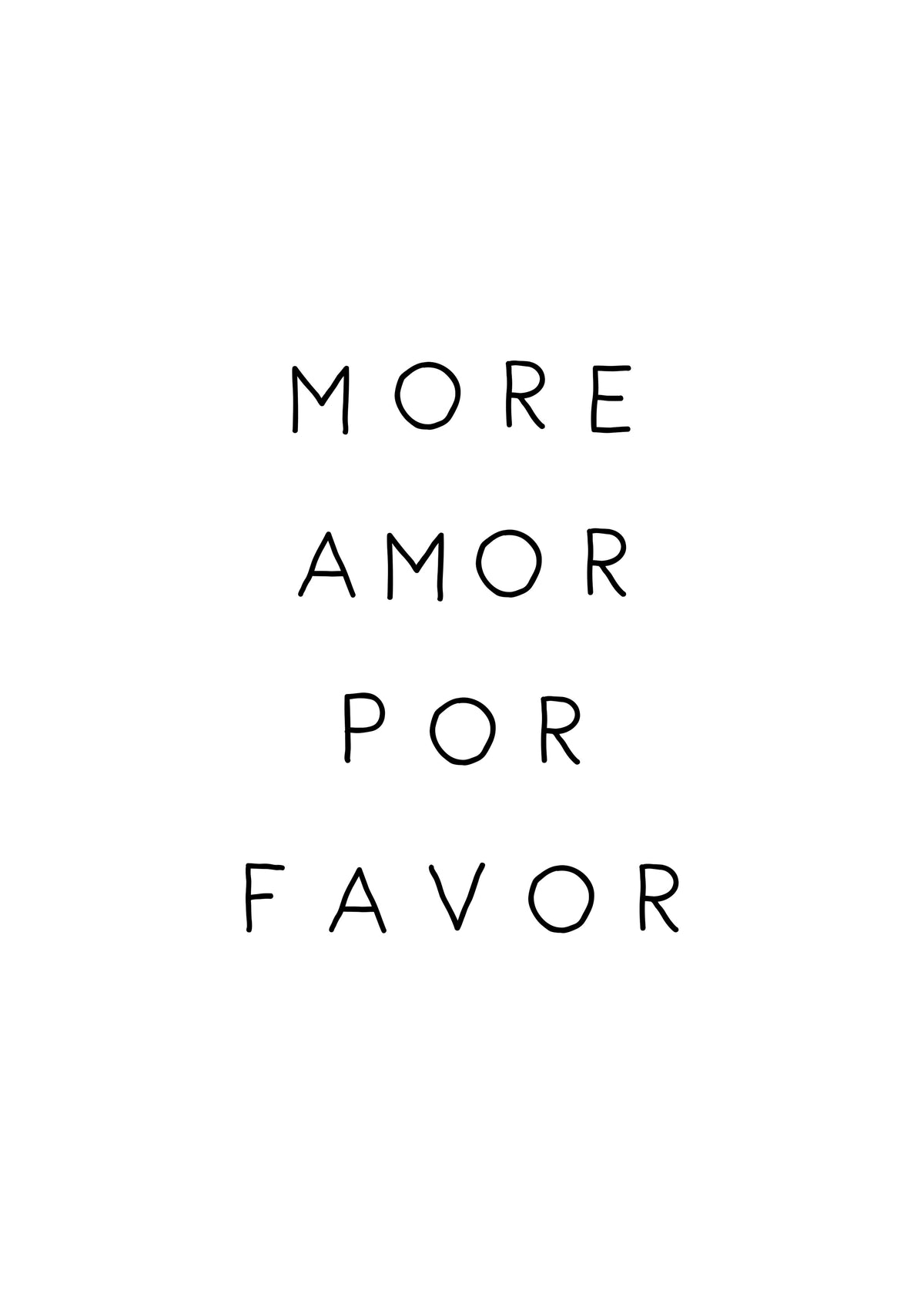 More Amor - Unframed art print