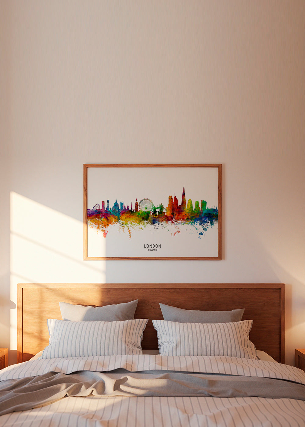 London skyline multicoloré