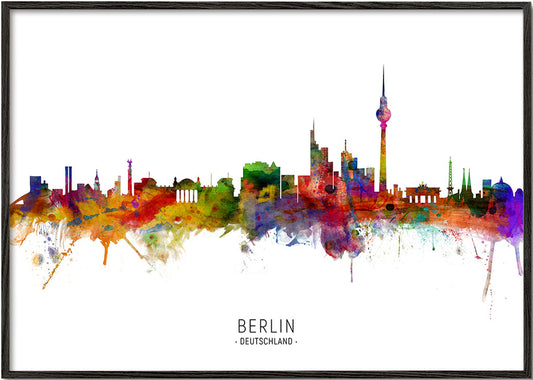 Berlin skyline multicoloré