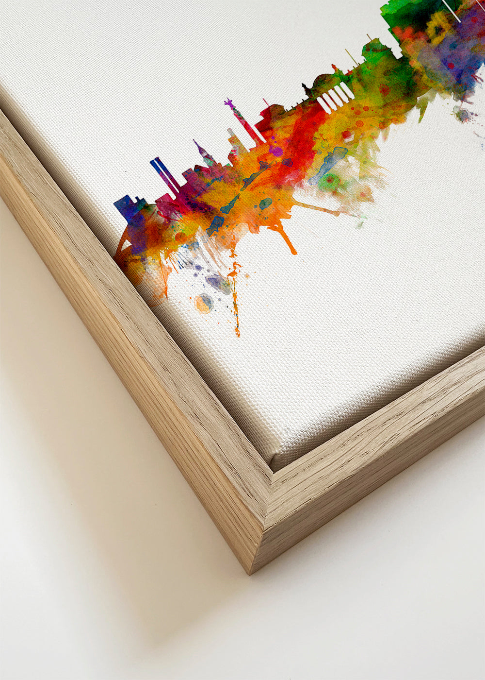 Berlin skyline multicoloré