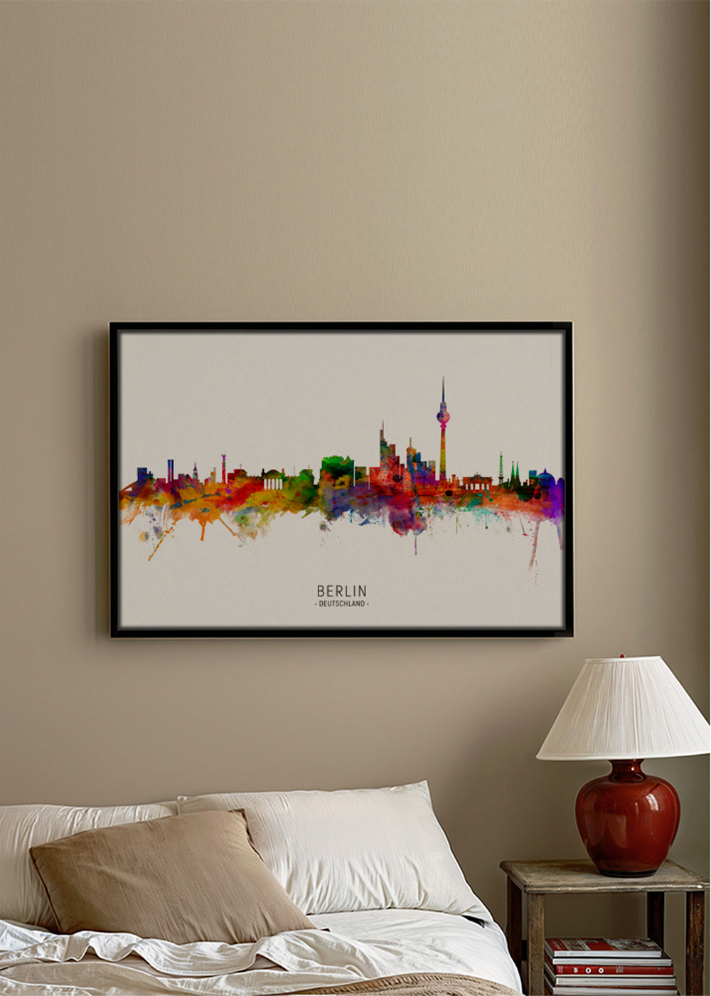 Berlin skyline multicoloré