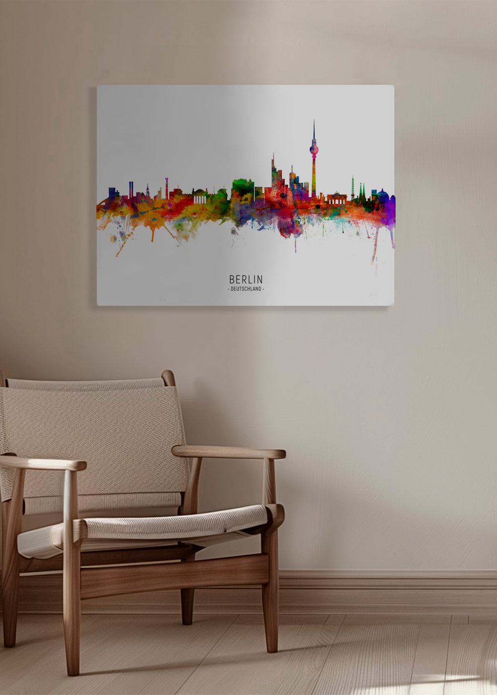 Berlin skyline multicoloré