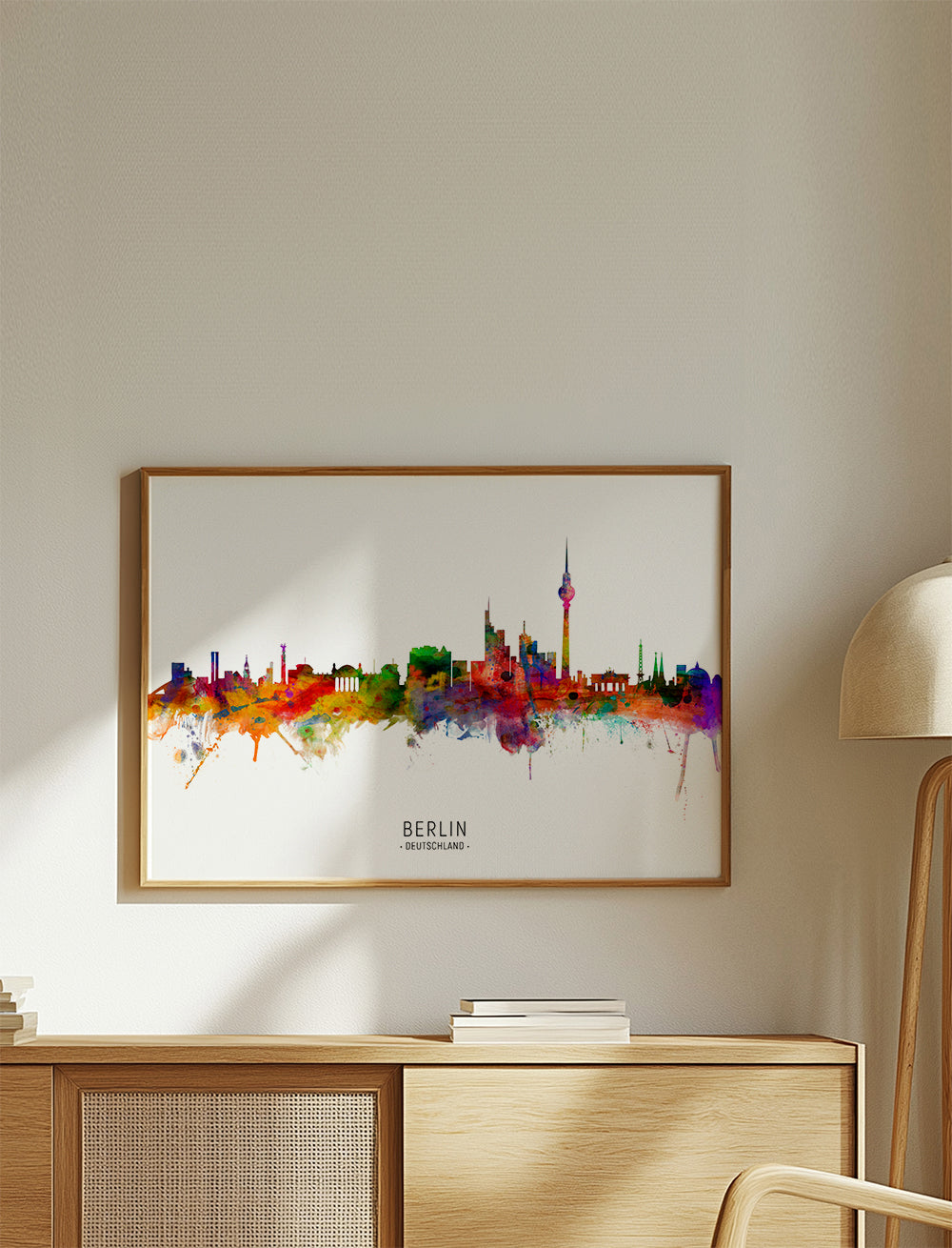 Berlin skyline multicoloré