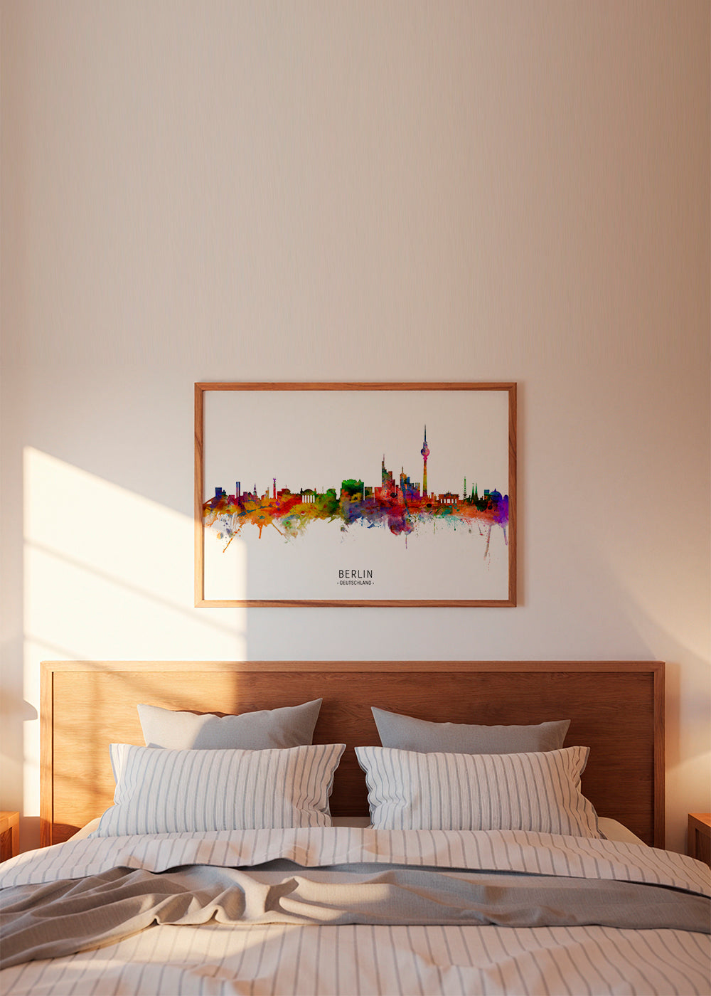 Berlin skyline multicoloré