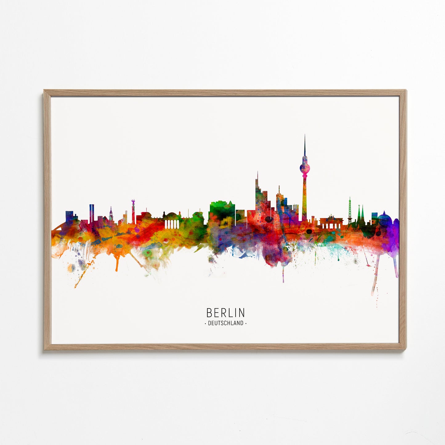 Berlin skyline multicoloré
