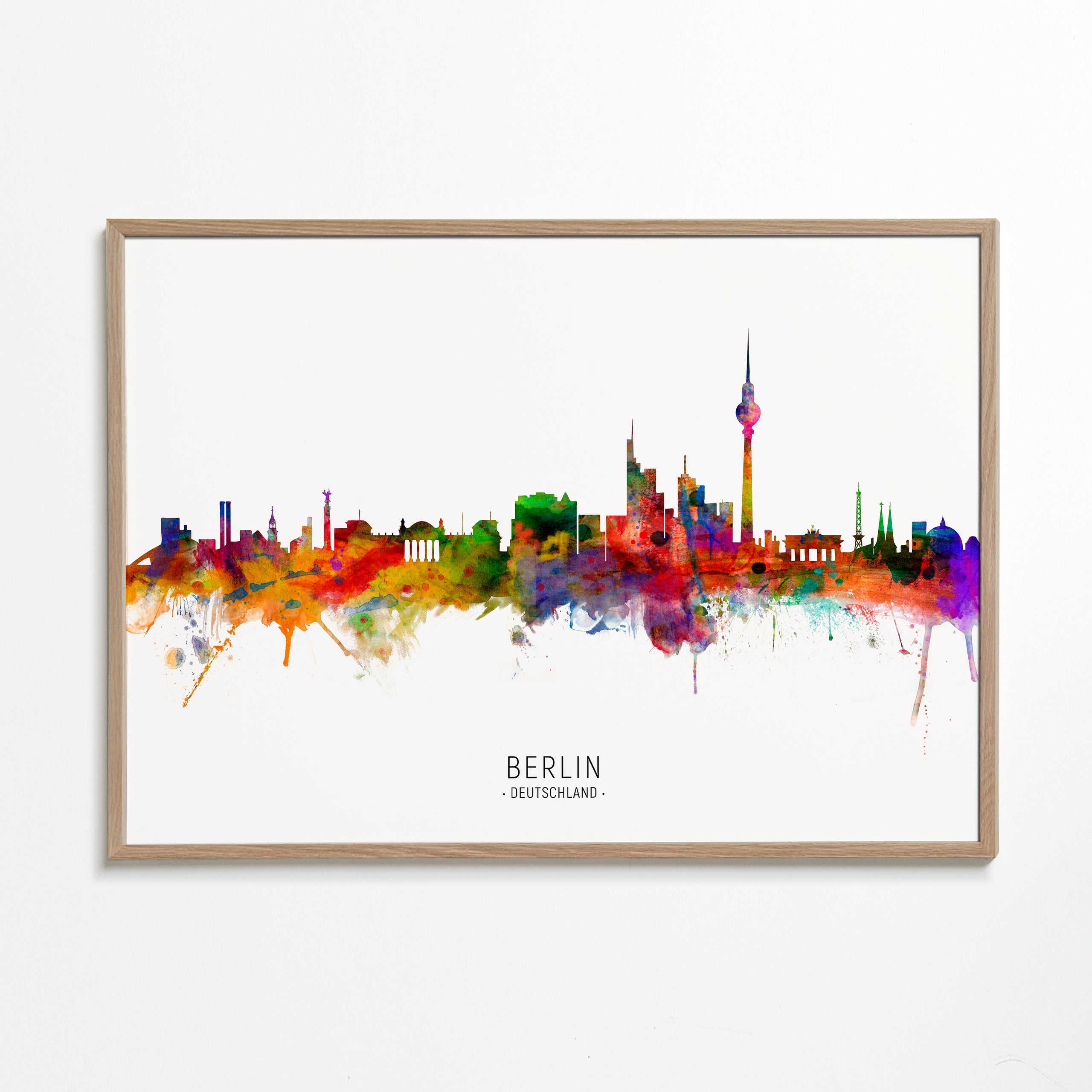 Berlin skyline multicoloré