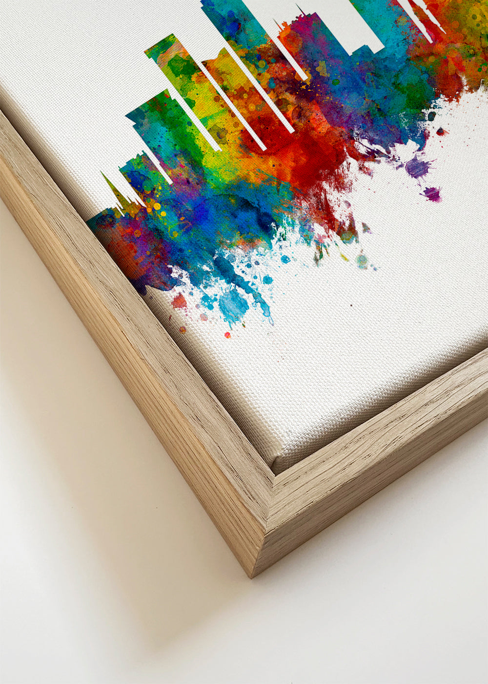 Birmingham skyline multicoloré