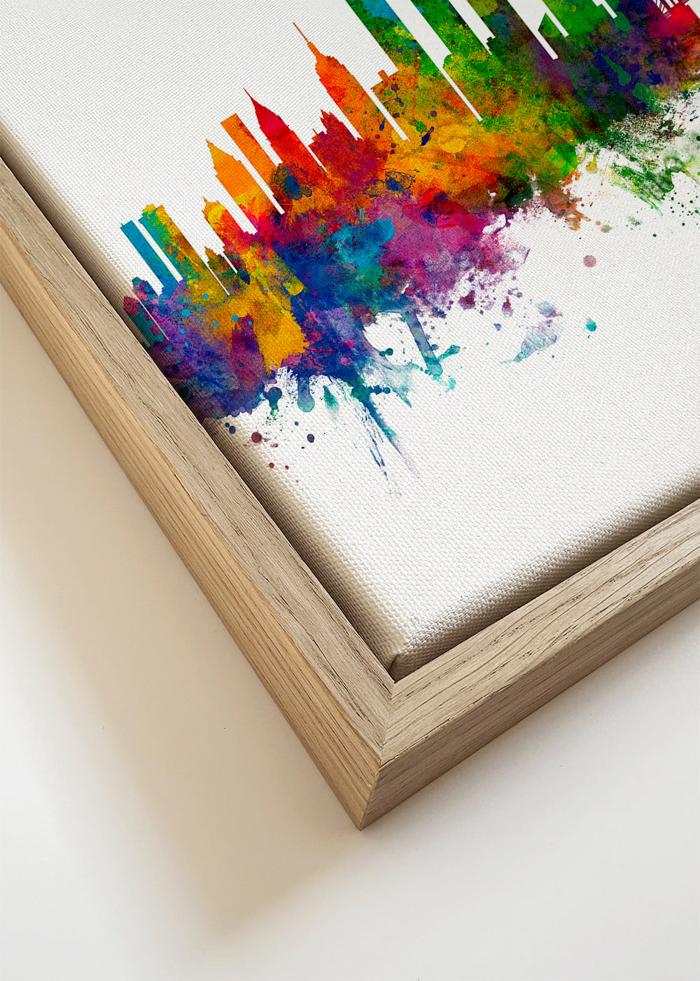 New York skyline multicoloré