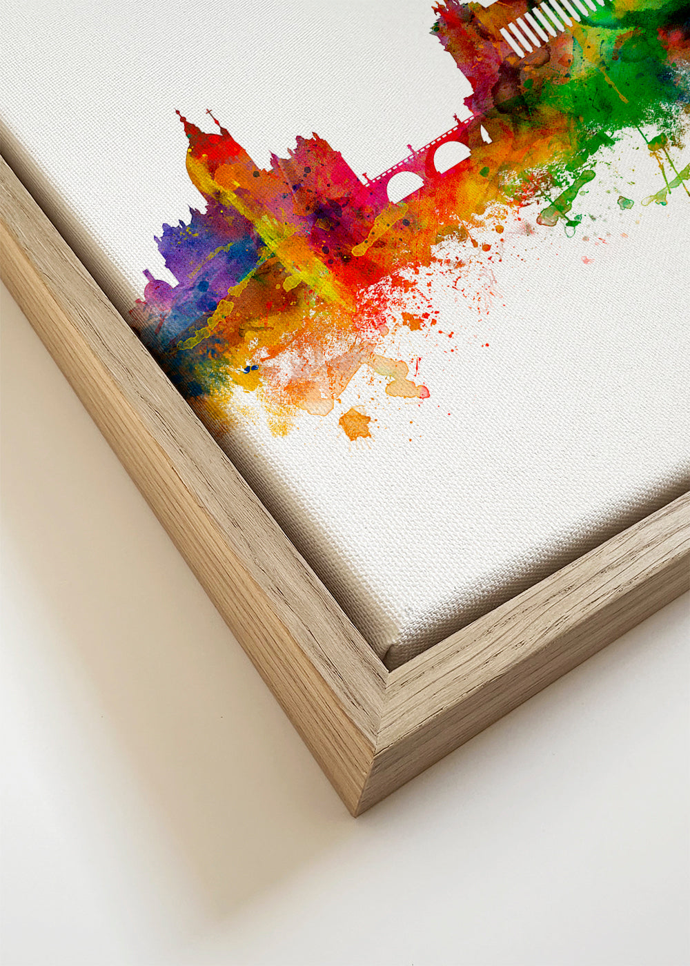 Rome skyline multicoloré