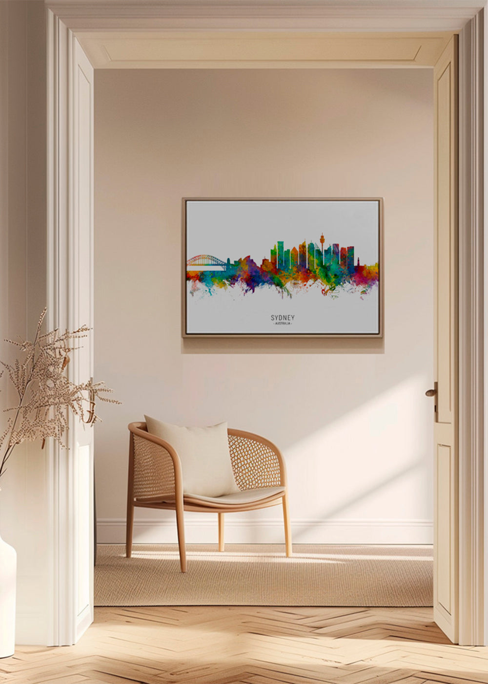 Sydney skyline multicoloré