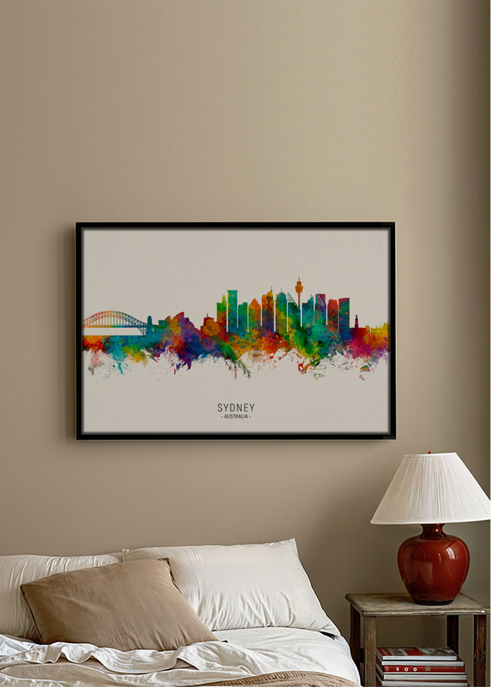 Sydney skyline multicoloré