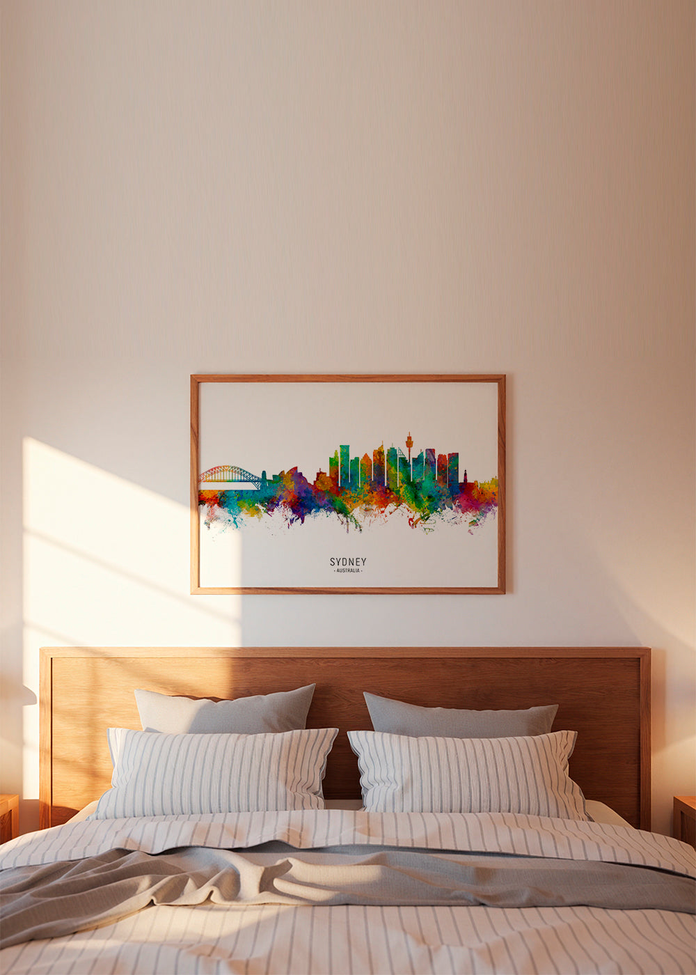 Sydney skyline multicoloré