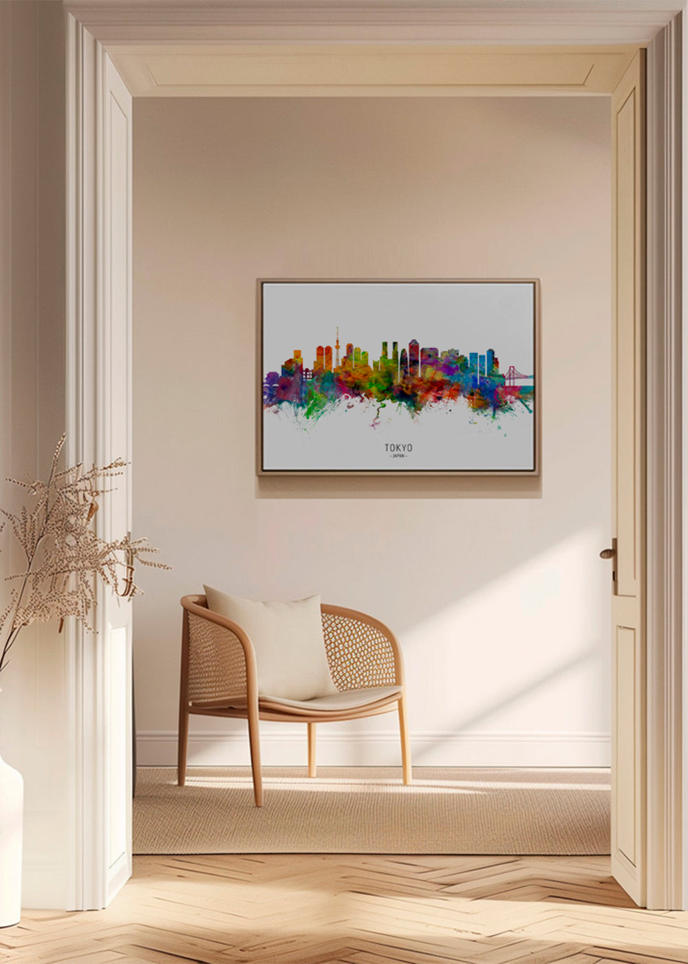 Tokyo skyline multicoloré