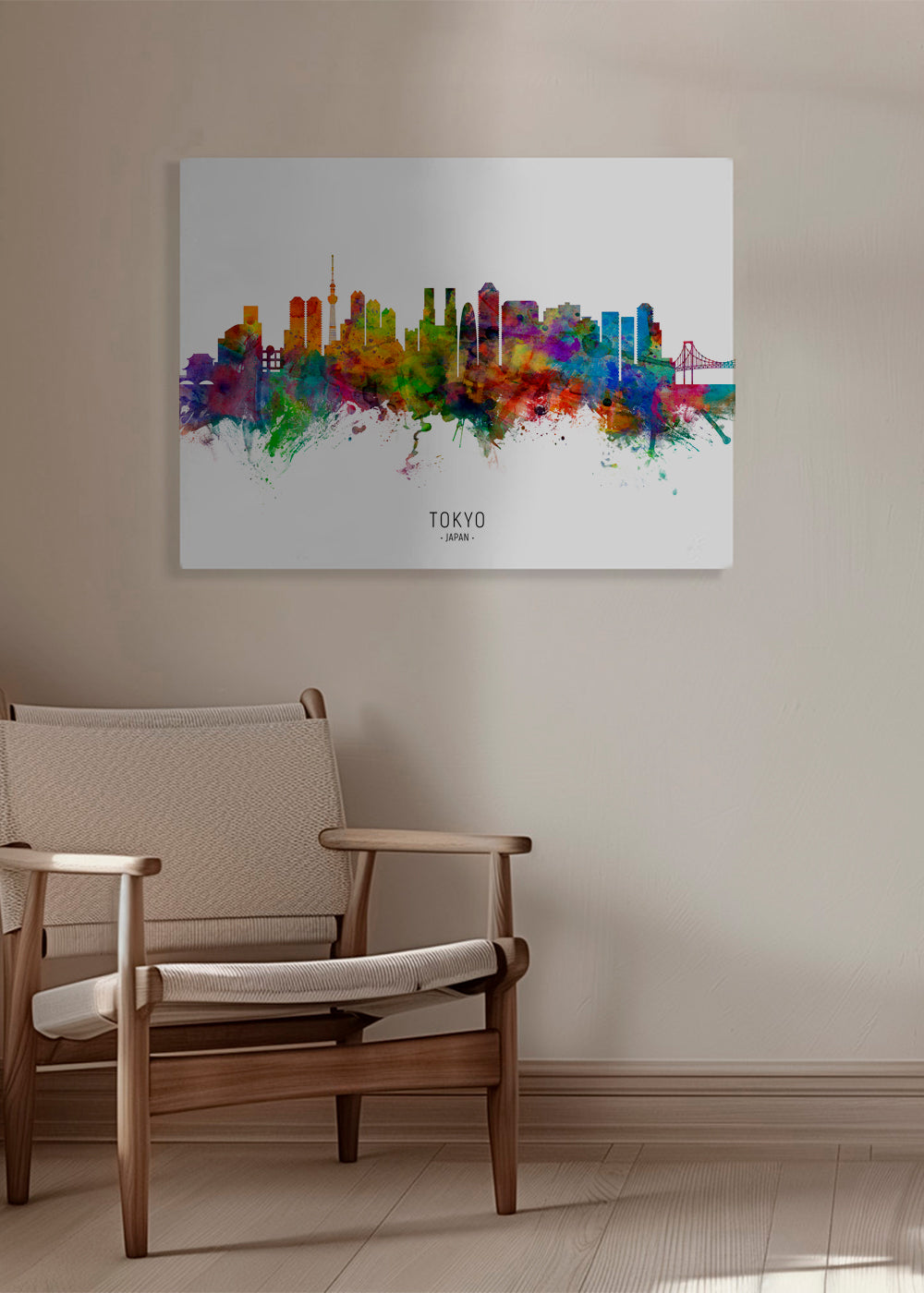 Tokyo skyline multicoloré