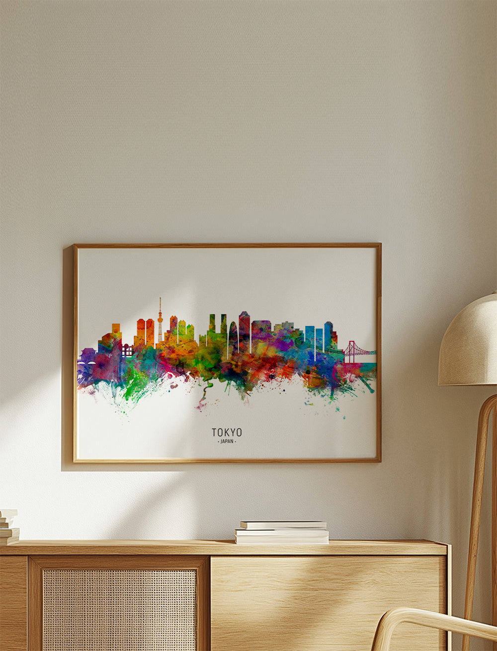 Tokyo skyline multicoloré