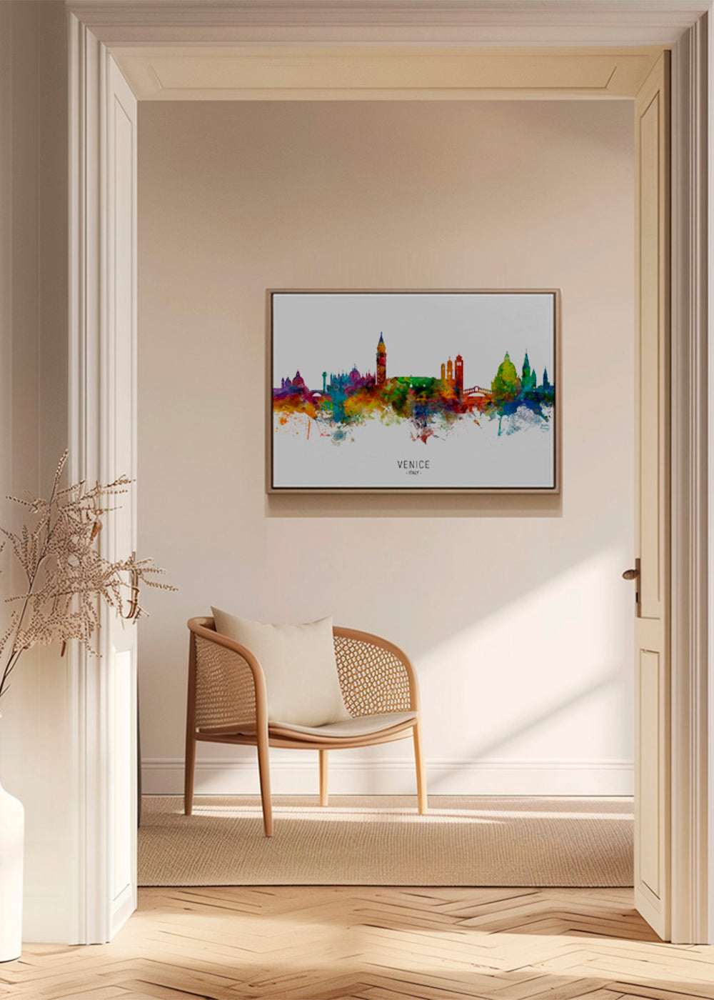 Venice skyline multicoloré