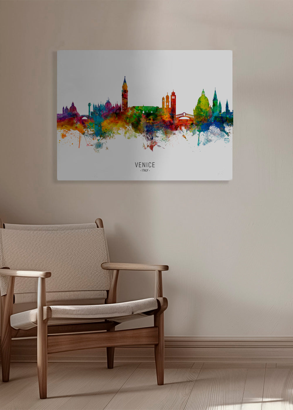 Venice skyline multicoloré