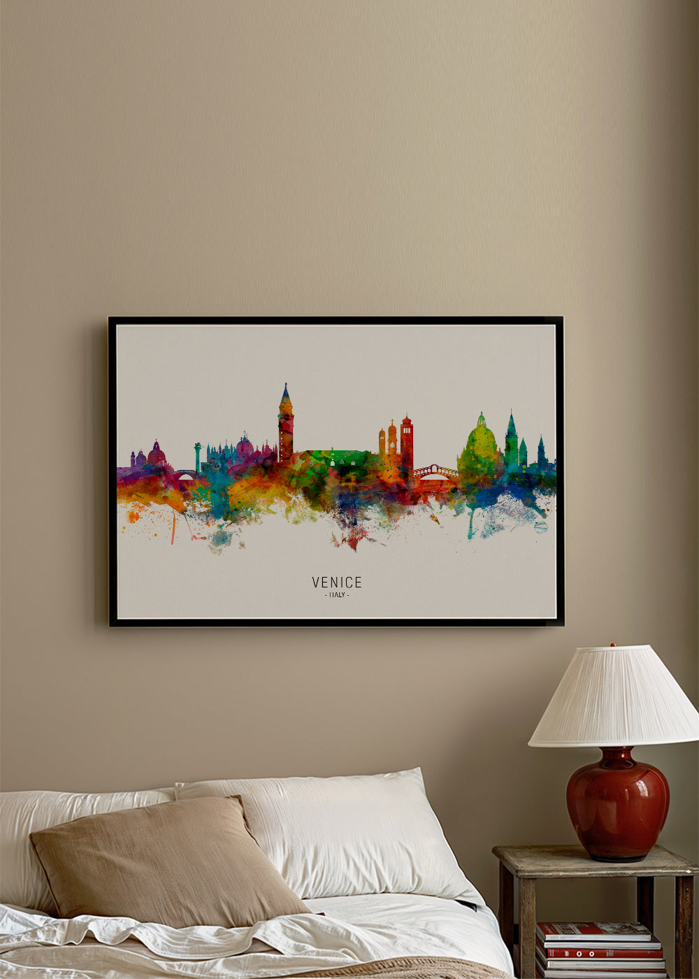Venice skyline multicoloré