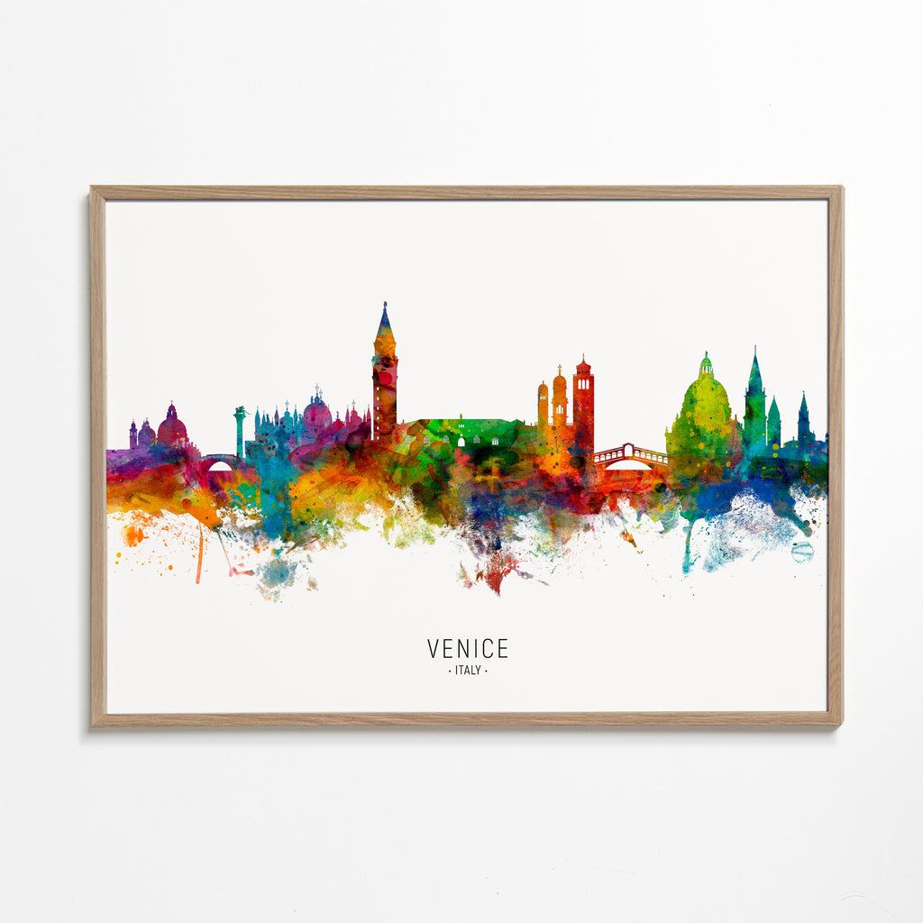 Venice skyline multicoloré