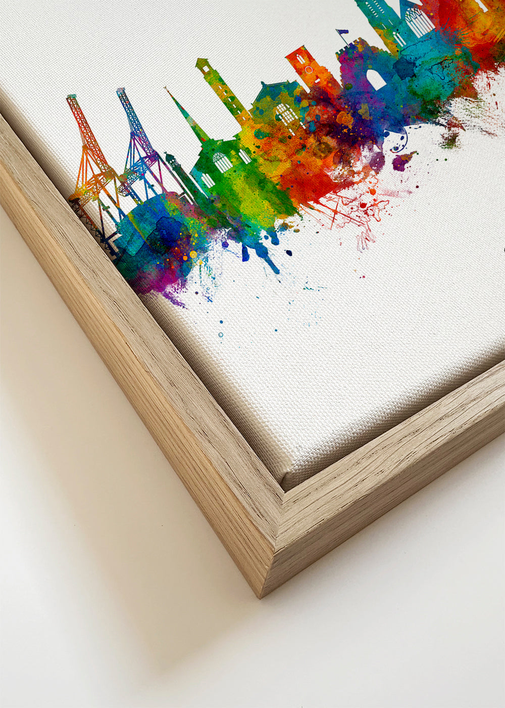 Southampton skyline multicoloré