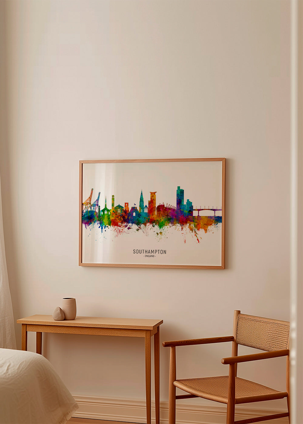 Southampton skyline multicoloré